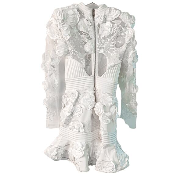 Zhivago The Vendetta Mini Dress White - Picture 7 of 16